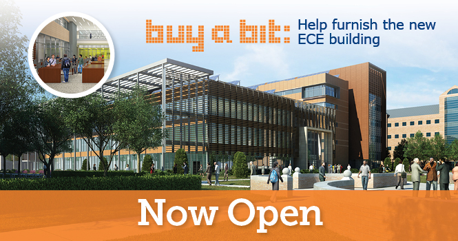 Buy a Bit: Help furnish the new ECE Building